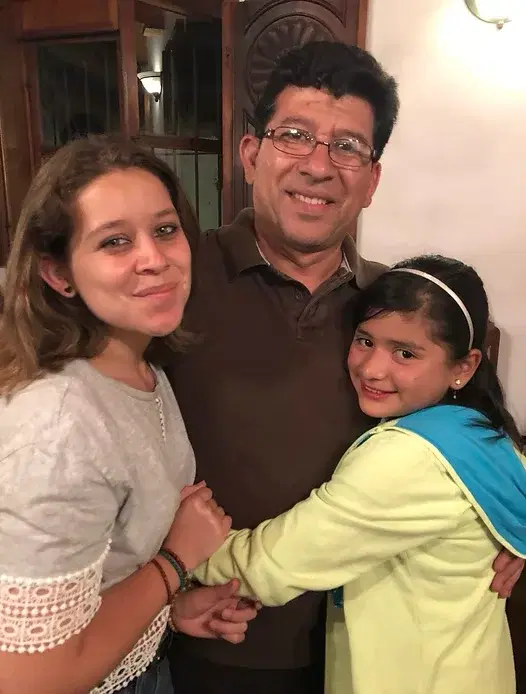 An embrace at the children's home