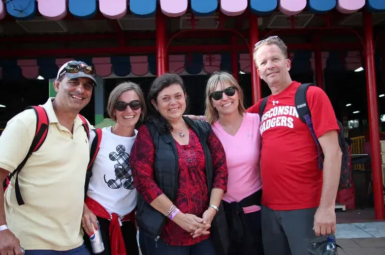 Mission leaders together at the park